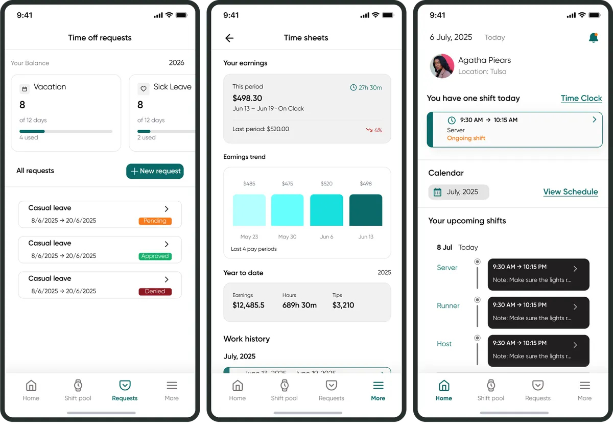 Palate Employee app