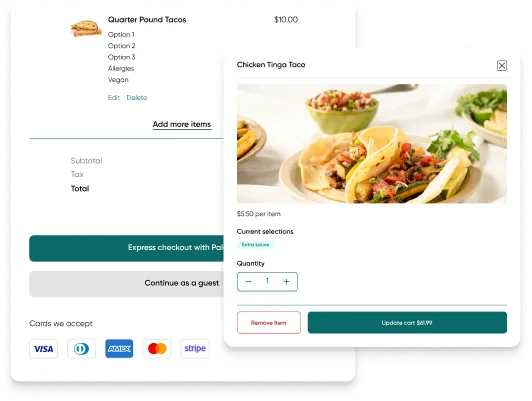 Online Ordering