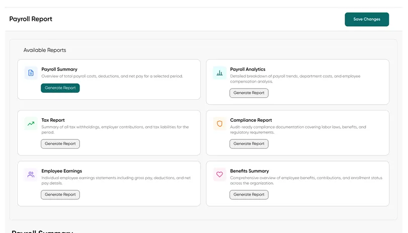 Payroll Export